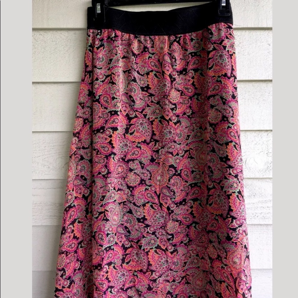 LuLaRoe Lola Paisley Print Skirt
